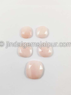 Pink Opal Rose Cut Slices